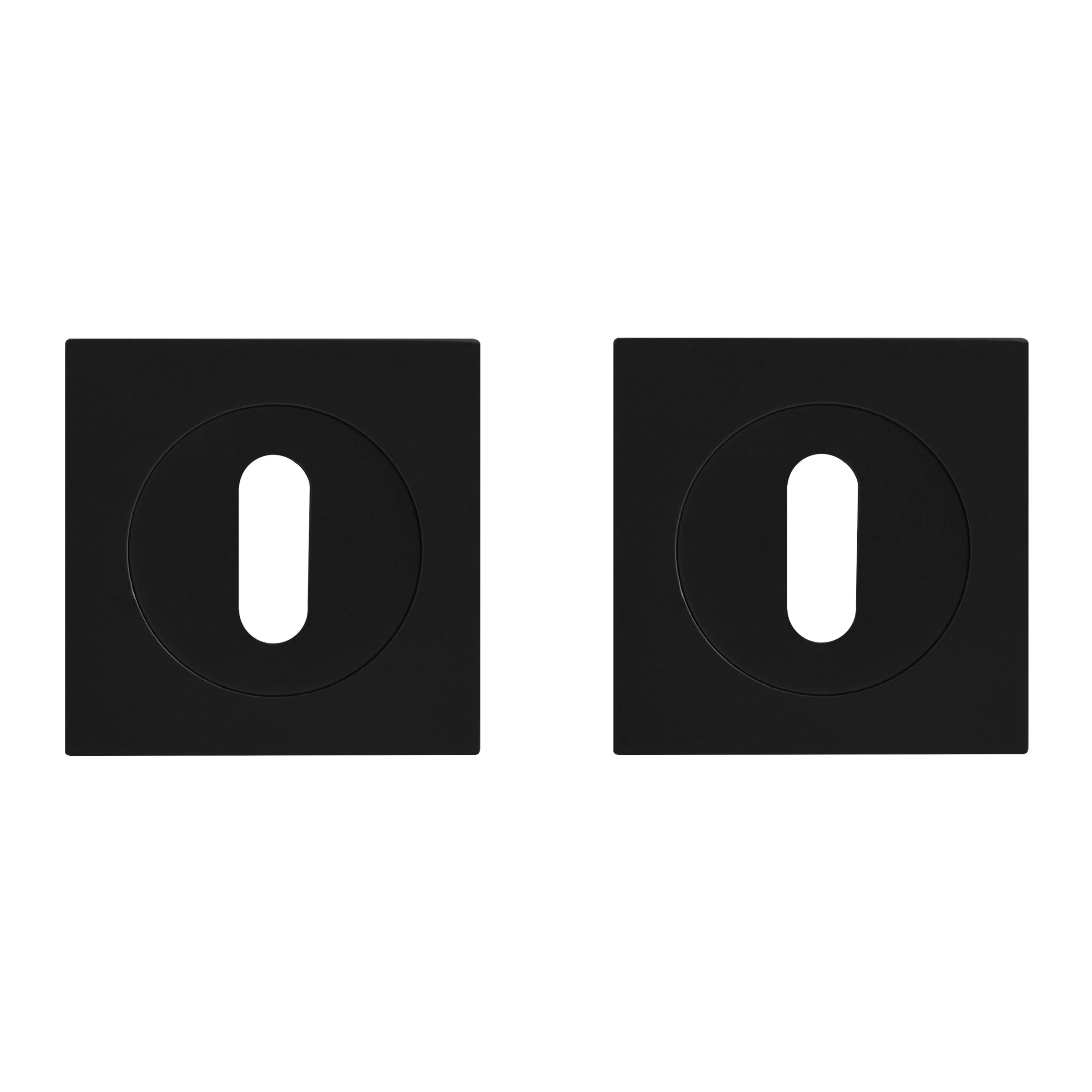 EZ1340 Key Rose Set OB, Square Plate, Black